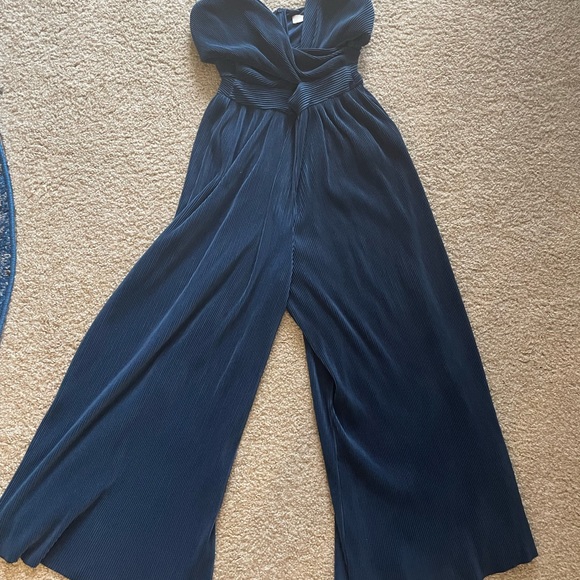 ASTR Blue Jumpsuit - Picture 4 of 5